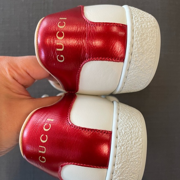 BNIB GUCCI Sneakers- comes with box and dust bag !! Size 37.5 - Picture 4 of 9